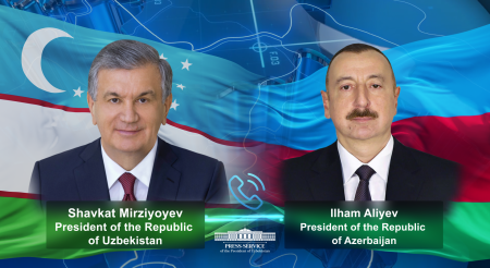 Leaders of Uzbekistan and Azerbaijan Stress Importance of Further  Development of Full-Scale Cooperation