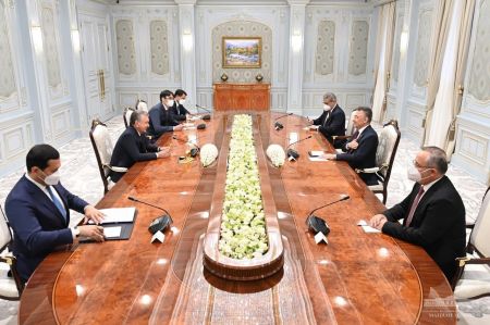 President Receives a Delegation of Turkey President Receives a Delegation of Turkey
