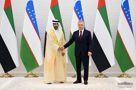 President of Uzbekistan reviews prospective areas and cooperation projects with the UAE