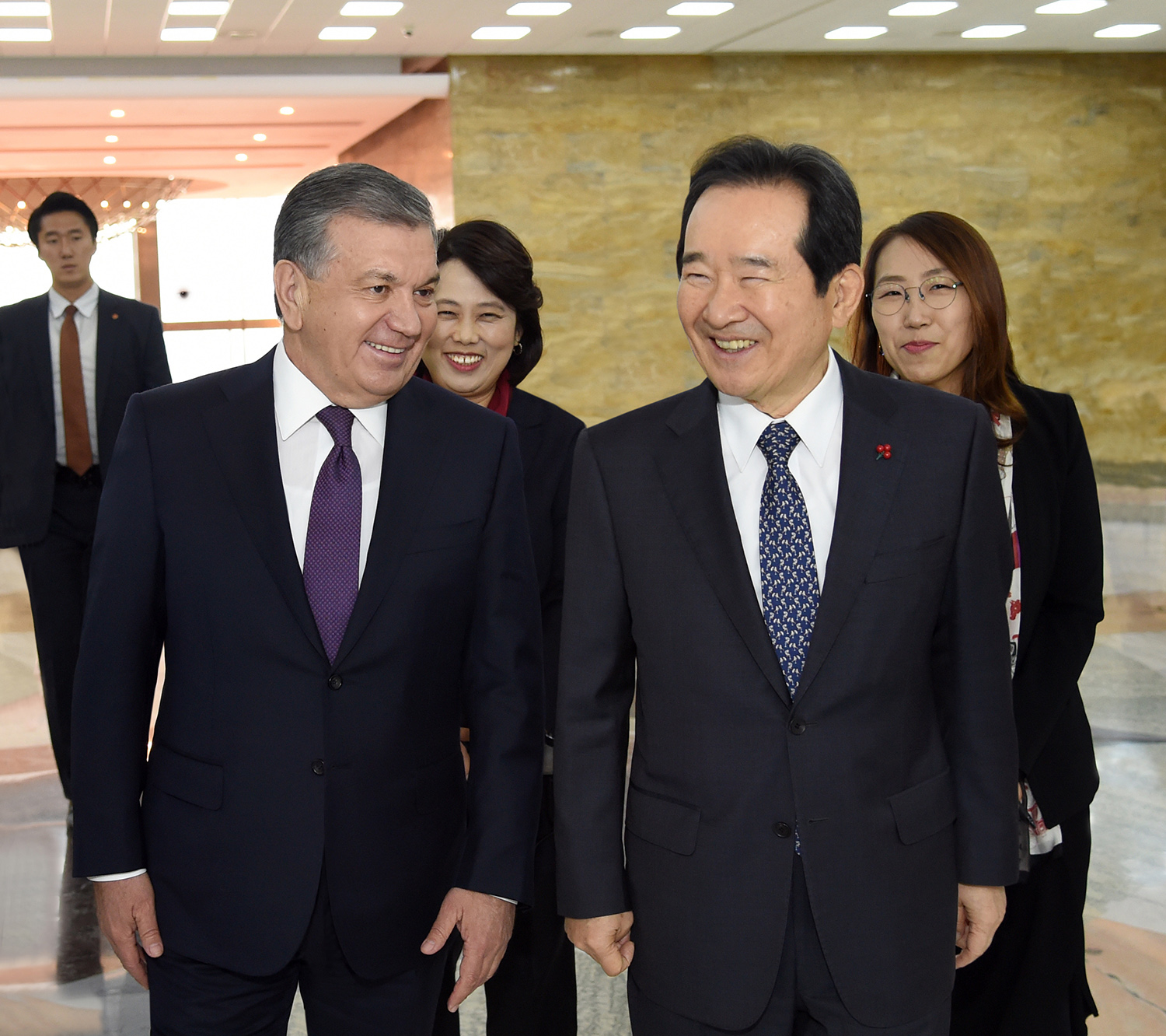 President of Uzbekistan visited the National Assembly of the Republic of Korea
