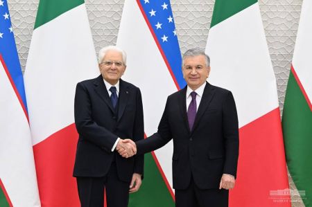 Президенты Узбекистана и Италии обсудили дальнейшие планы по расширению отношений стратегического партнерства