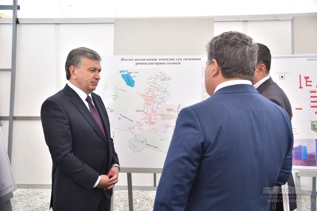 Prezident Jizzaxda qurilish materiallari korxonalarini ko‘paytirish bo‘yicha topshiriq berdi Prezident Jizzaxda qurilish materiallari korxonalarini ko‘paytirish bo‘yicha topshiriq berdi