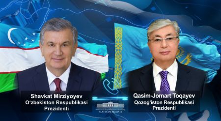 O‘zbekiston va Qozog‘iston Prezidentlari ikki tomonlama kun tartibidagi masalalarni muhokama qildilar