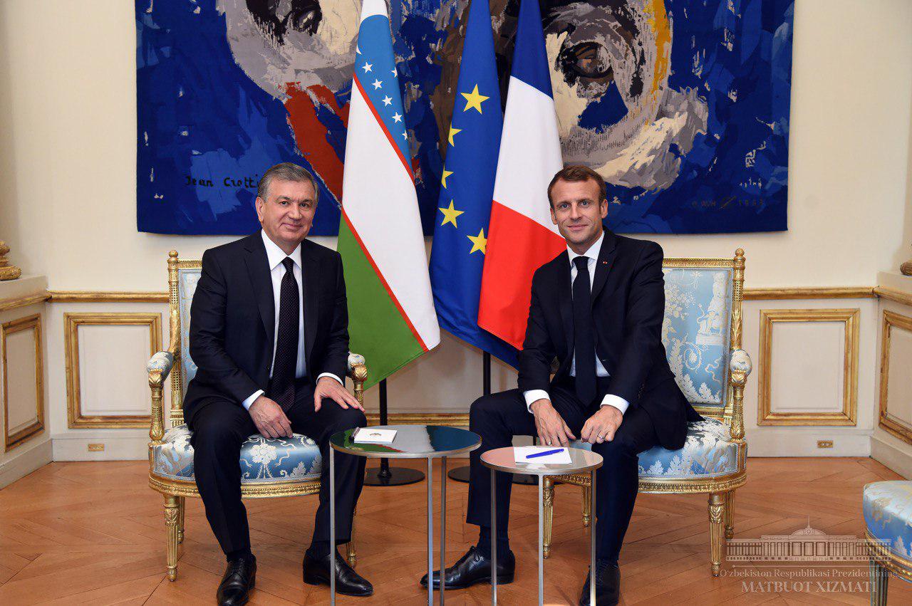 Переговоры Президентов Узбекистана и Франции прошли плодотворно 