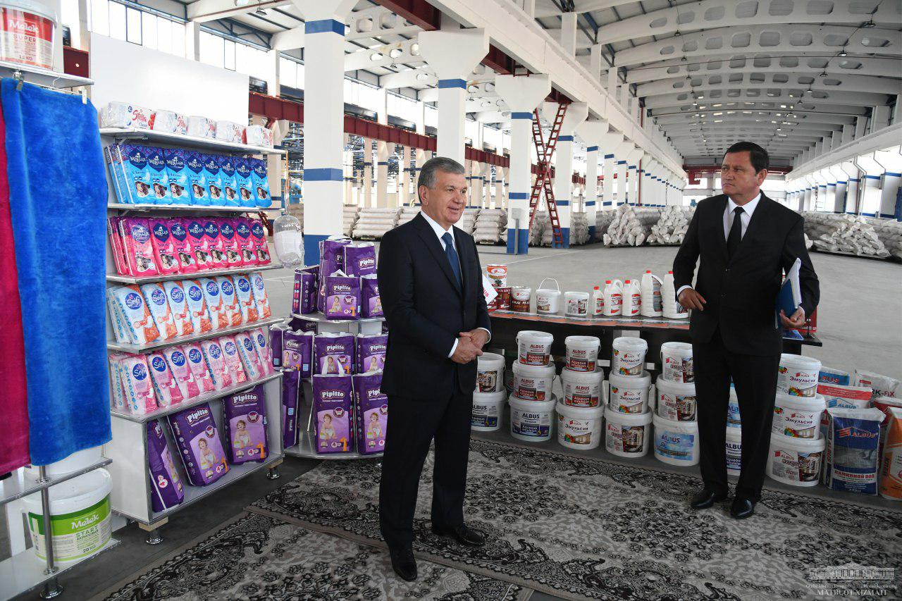 Kokand industrial goods presented Kokand industrial goods presented
