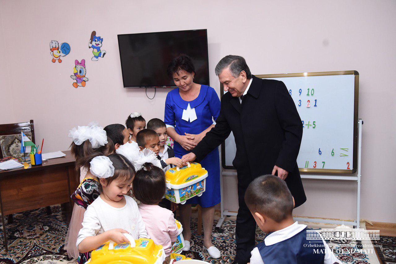 President visits “Wunderkinds in Kungirad” preschool education institution in Kungirad district President visits “Wunderkinds in Kungirad” preschool education institution in Kungirad district