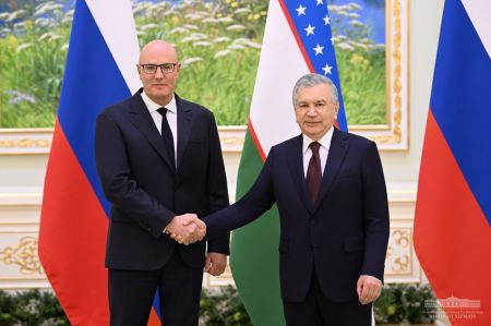 President of the Republic of Uzbekistan receives delegation of the Russian Federation