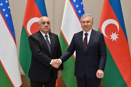 Ўзбекистон Президенти Озарбайжон Бош вазирини қабул қилди