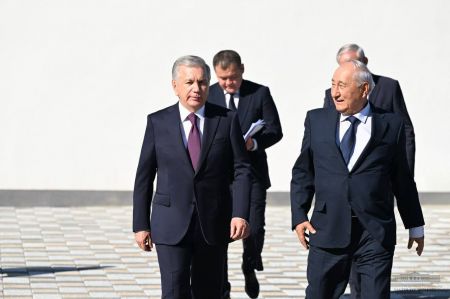 Shavkat Mirziyoyev Visits Yurt Exhibition Shavkat Mirziyoyev Visits Yurt Exhibition