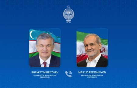 Oʻzbekiston va Eron Prezidentlari telefon orqali muloqot qildilar