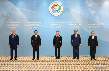 President Delivers a Speech at the Consultative Meeting of the Heads of Central Asian States President Delivers a Speech at the Consultative Meeting of the Heads of Central Asian States