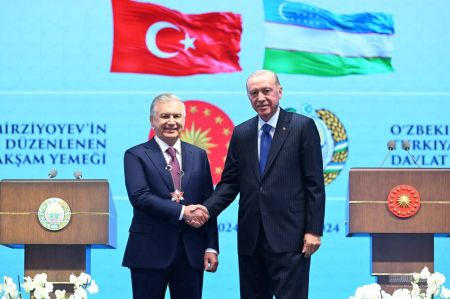 President of the Republic of Uzbekistan Awarded the Highest State Award of the Republic of Türkiye President of the Republic of Uzbekistan Awarded the Highest State Award of the Republic of Türkiye