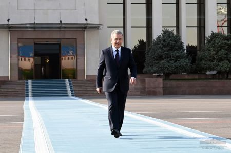 The President Leaves for Kazakhstan
