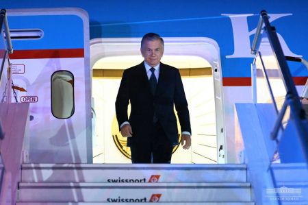 President of Uzbekistan Arrives in the United States