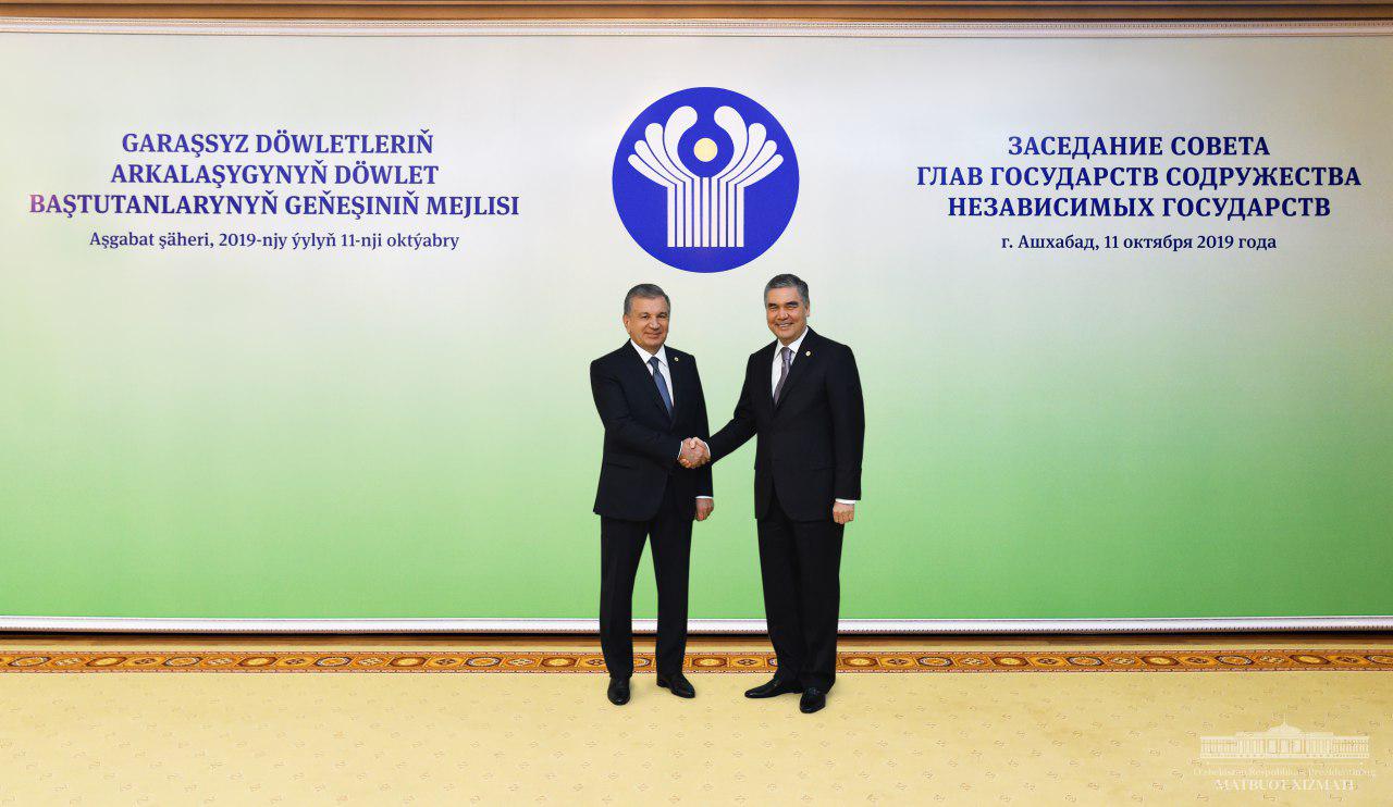 Президент Узбекистана встретился с Президентом Туркменистана 