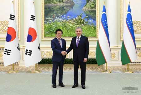 President of Uzbekistan Receives a Delegation of the Parliament of South Korea