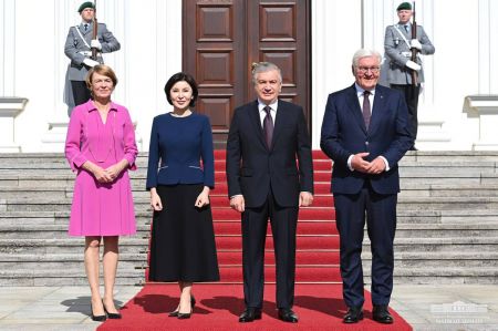 Uzbek and German Presidents Discuss Topical Agenda of Multifaceted Cooperation