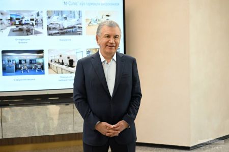 Президент замонавий тиббиёт марказини бориб кўрди