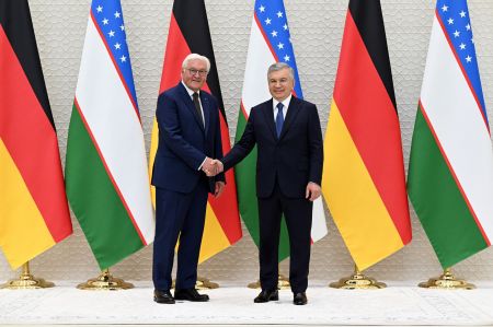 Ўзбекистон ва Германия Президентлари кўп қиррали шерикликни янада ривожлантиришга интилишларини тасдиқладилар