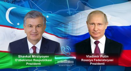 O‘zbekiston va Rossiya yetakchilari telefon orqali muloqot qildilar