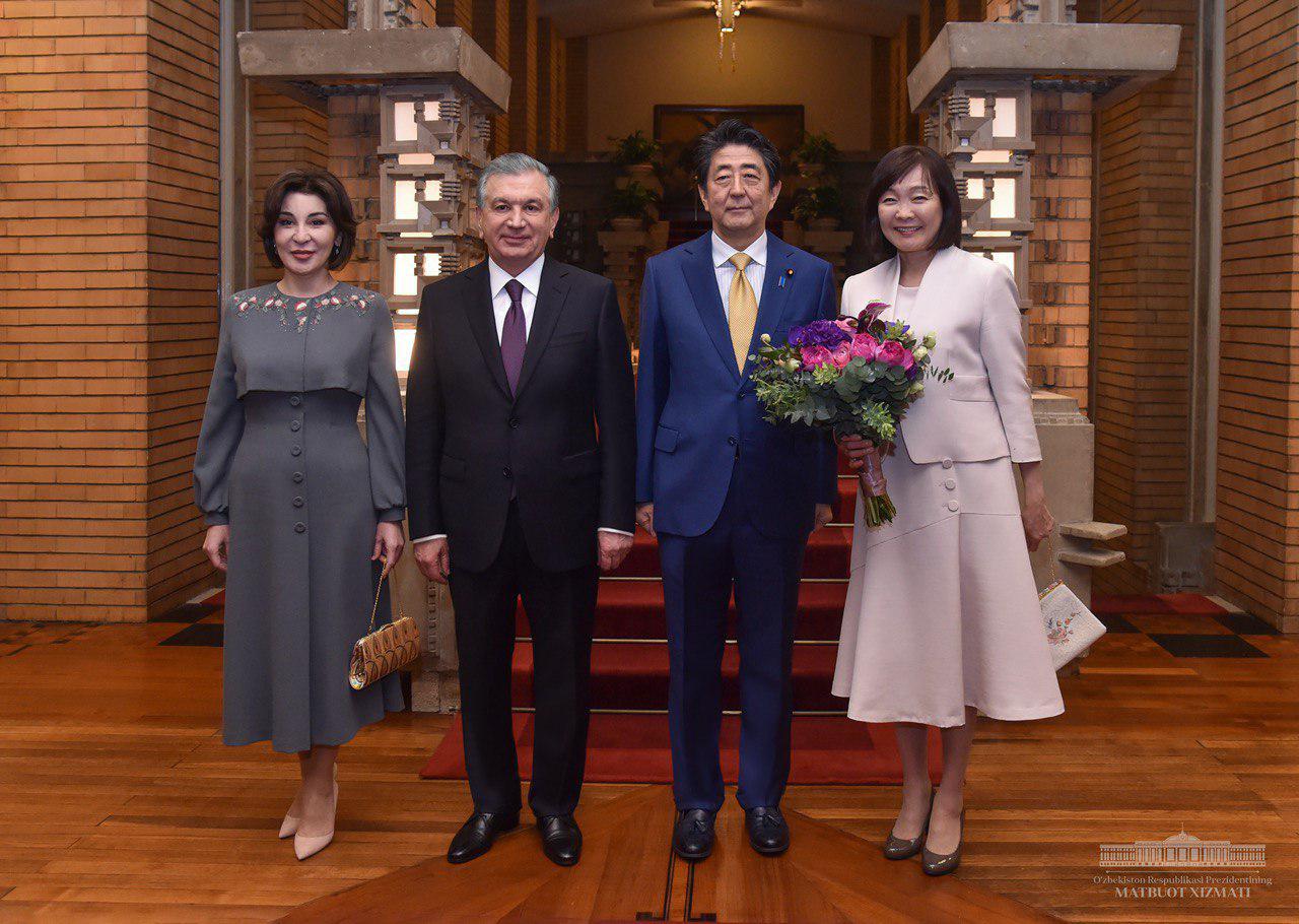 Состоялся официальный прием по случаю визита Президента Узбекистана в Японию 