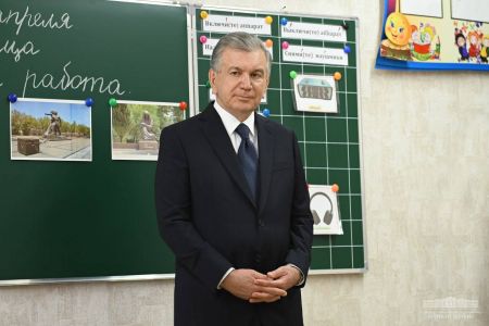 Prezident maktab-internatni borib ko‘rdi Prezident maktab-internatni borib ko‘rdi