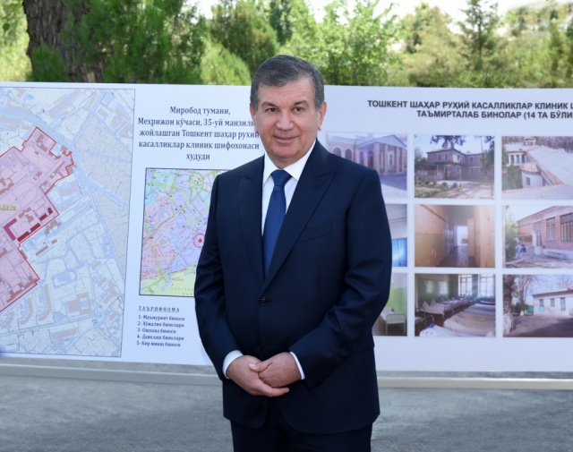 President Shavkat Mirziyoyev visited patients