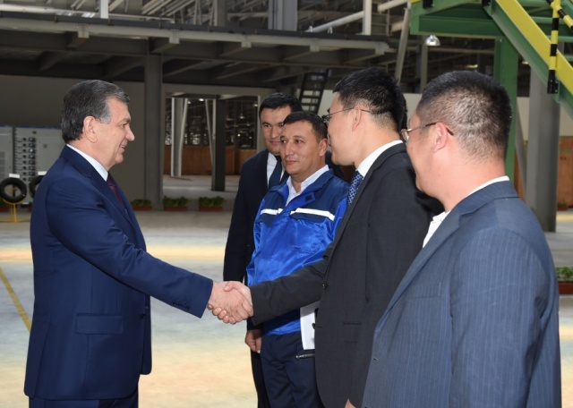 President visited the city of Angren