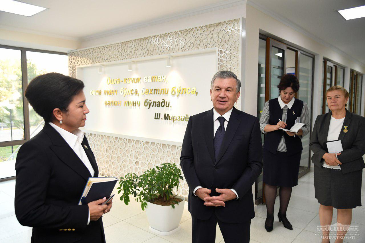 The President visits Oila Center in Termez The President visits Oila Center in Termez