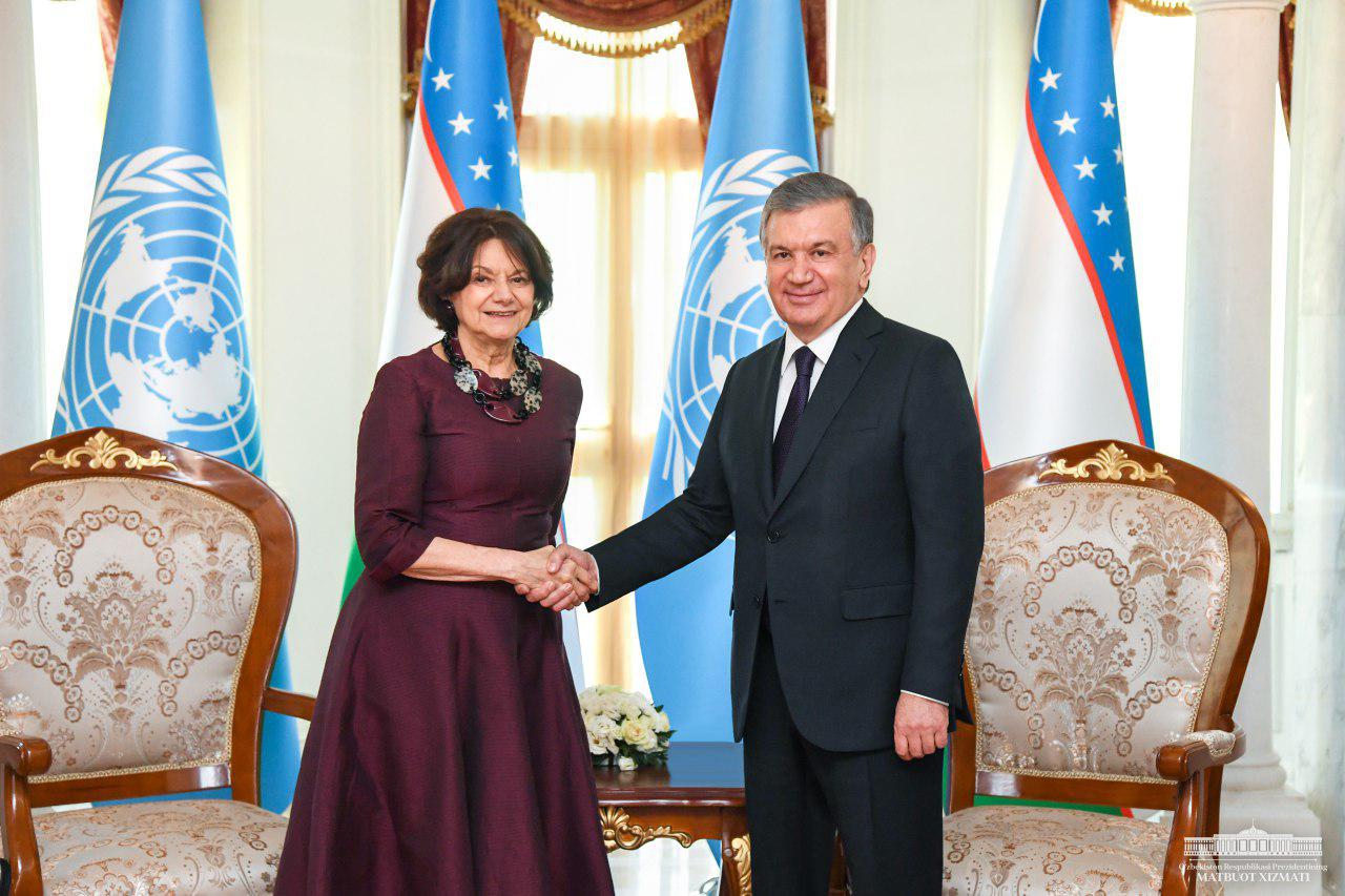 Shavkat Mirziyoyev BMT Bosh kotibi o‘rinbosari bilan uchrashdi