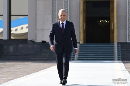 President of Uzbekistan arrives in Samarkand President of Uzbekistan arrives in Samarkand