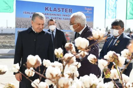President Reviews the Products of Cluster President Reviews the Products of Cluster