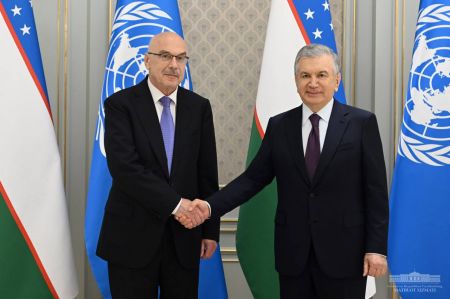 Uzbek President and Head of UN Office of Counter-Terrorism Discuss Issues of Combating Modern Challenges and Threats