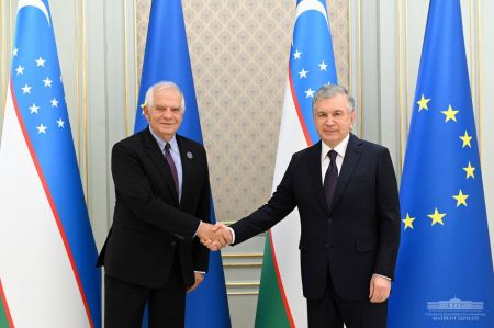 Ўзбекистон Республикаси Президенти Европа Иттифоқининг ташқи ишлар ва хавфсизлик сиёсати бўйича Олий вакили билан учрашув ўтказди
