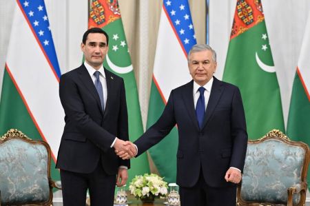 Президенты Узбекистана и Туркменистана подчеркнули важность расширения стратегического партнерства