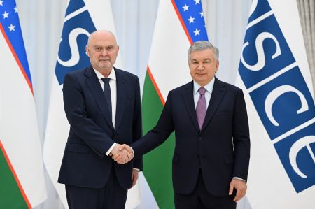 President of Uzbekistan discusses expansion of multifaceted cooperation with the OSCE