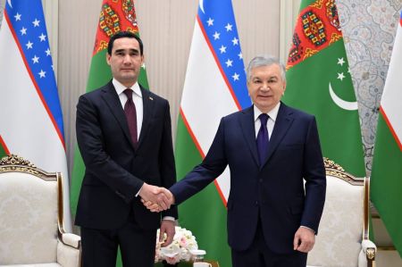 Ўзбекистон ва Туркманистон Президентларининг учрашуви бўлиб ўтди
