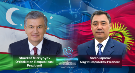 O‘zbekiston Prezidenti Qirg‘iziston Prezidenti bilan telefon orqali muloqot qildi