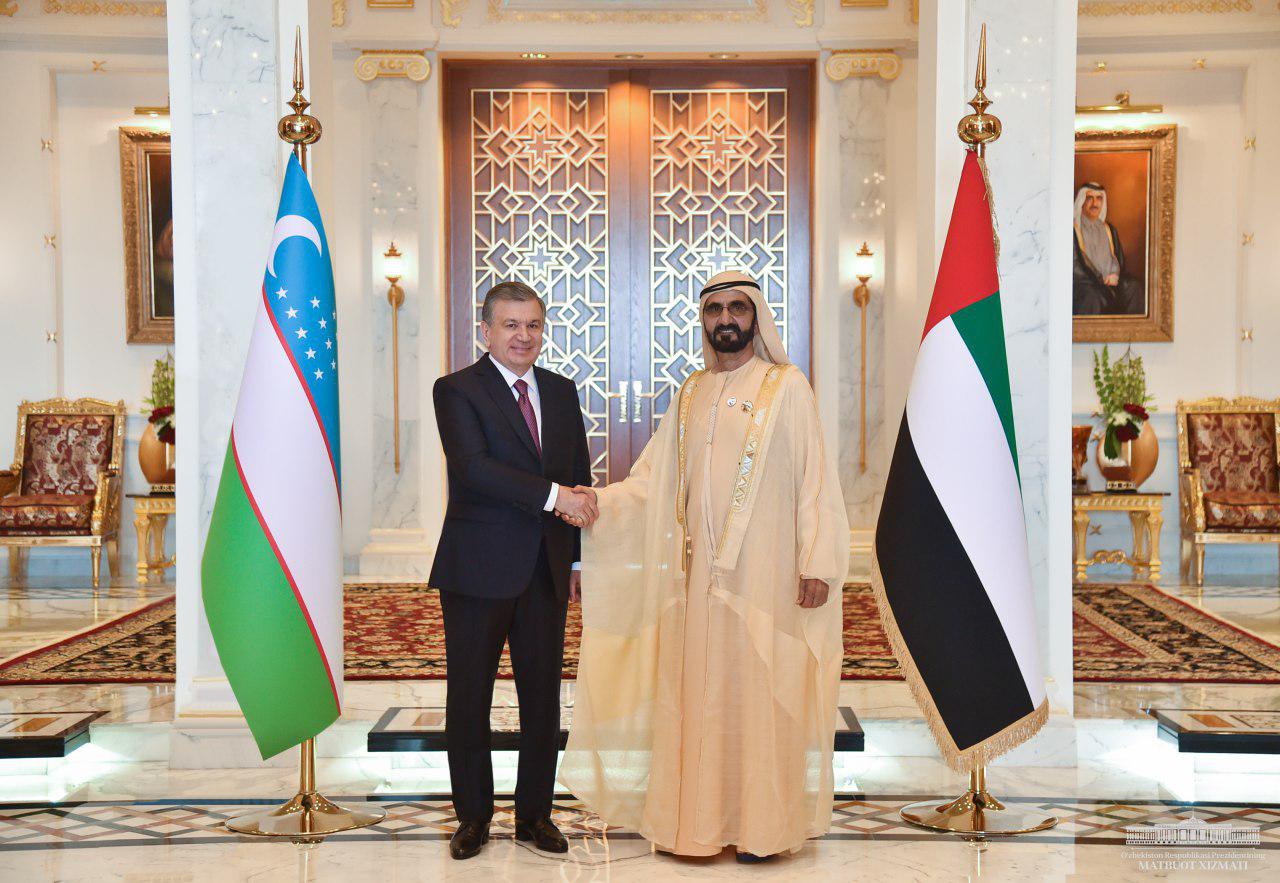Shavkat Mirziyoyev met with Vice President, Prime Minister of the UAE