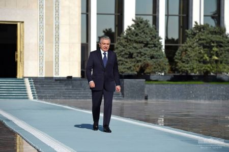 President Departs for Namangan Region