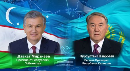Первый Президент Казахстана поздравил лидера Узбекистана