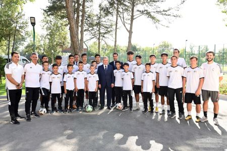 The President Visits Football Academy The President Visits Football Academy