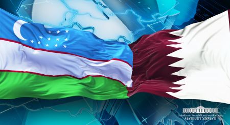 Qatari Amir on Working Visit to Uzbekistan Qatari Amir on Working Visit to Uzbekistan
