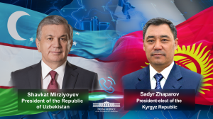 President Shavkat Mirziyoyev talks over phone with President-elect of the Kyrgyz Republic President Shavkat Mirziyoyev talks over phone with President-elect of the Kyrgyz Republic