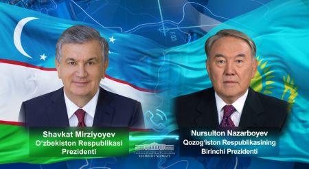 Qozog‘istonning Birinchi Prezidenti O‘zbekiston yetakchisini tabrikladi