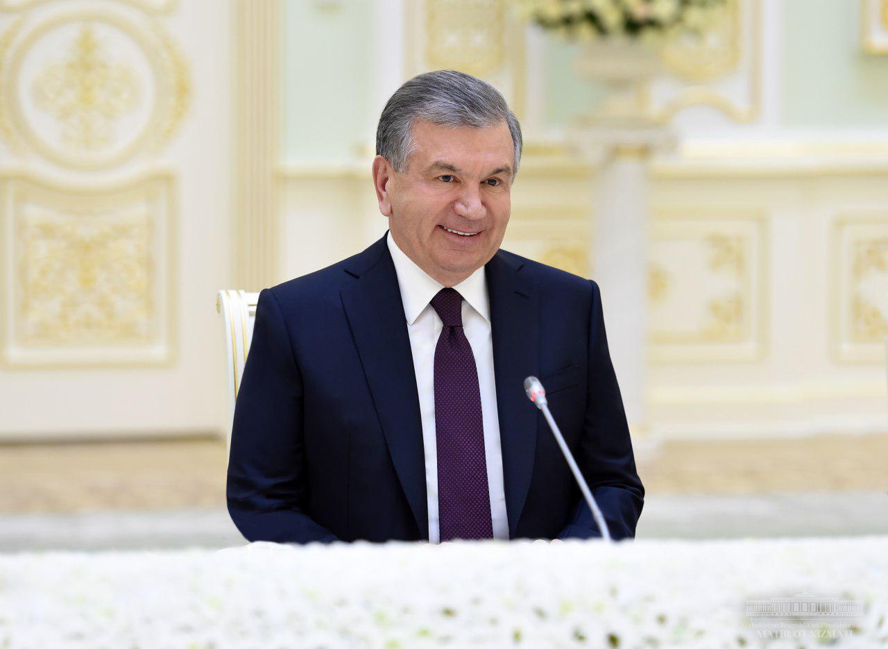 The President receives a United States delegation