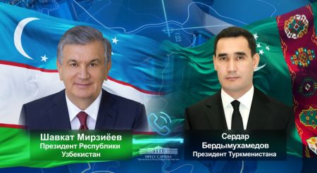 Президенты обсудили вопросы развития узбекско-туркменских отношений