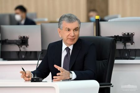 President Gets Acquainted with Improvement Work in Tashkent