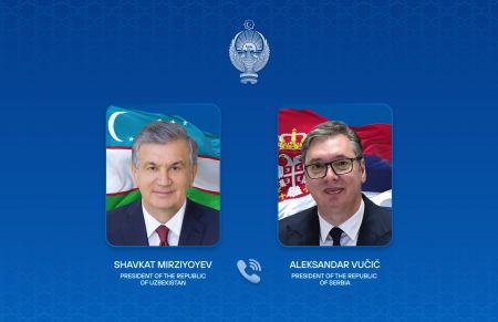 Leaders of Uzbekistan and Serbia discuss further strengthening of multifaceted relations