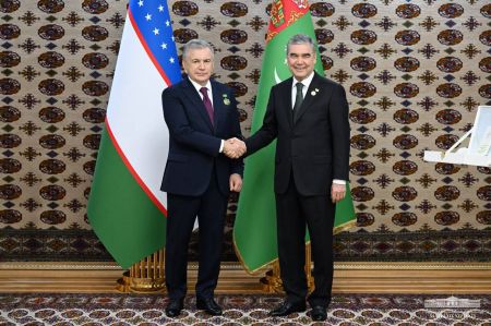 President of Uzbekistan awarded a medal in honour of the 300th anniversary of Magtymguly Fragi President of Uzbekistan awarded a medal in honour of the 300th anniversary of Magtymguly Fragi